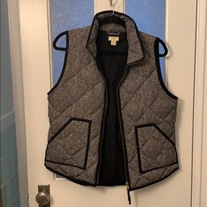 J Crew Herringbone Vest